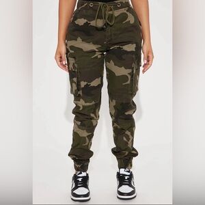 Fashion Nova Camo Joggers
